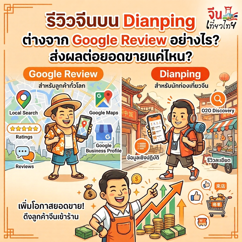 รีวิวจีนบน Dianping