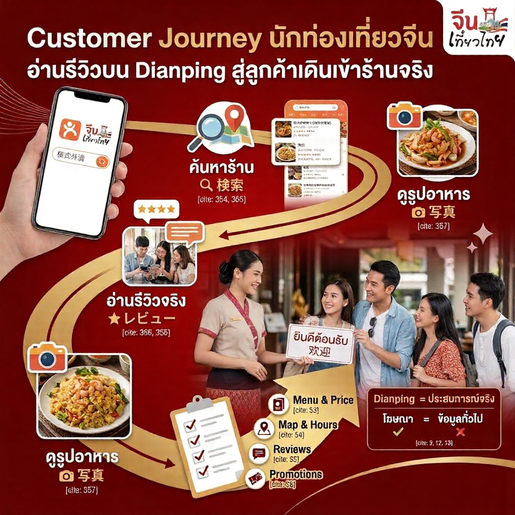 Customer Journey นักท่องเที่ยวจีน