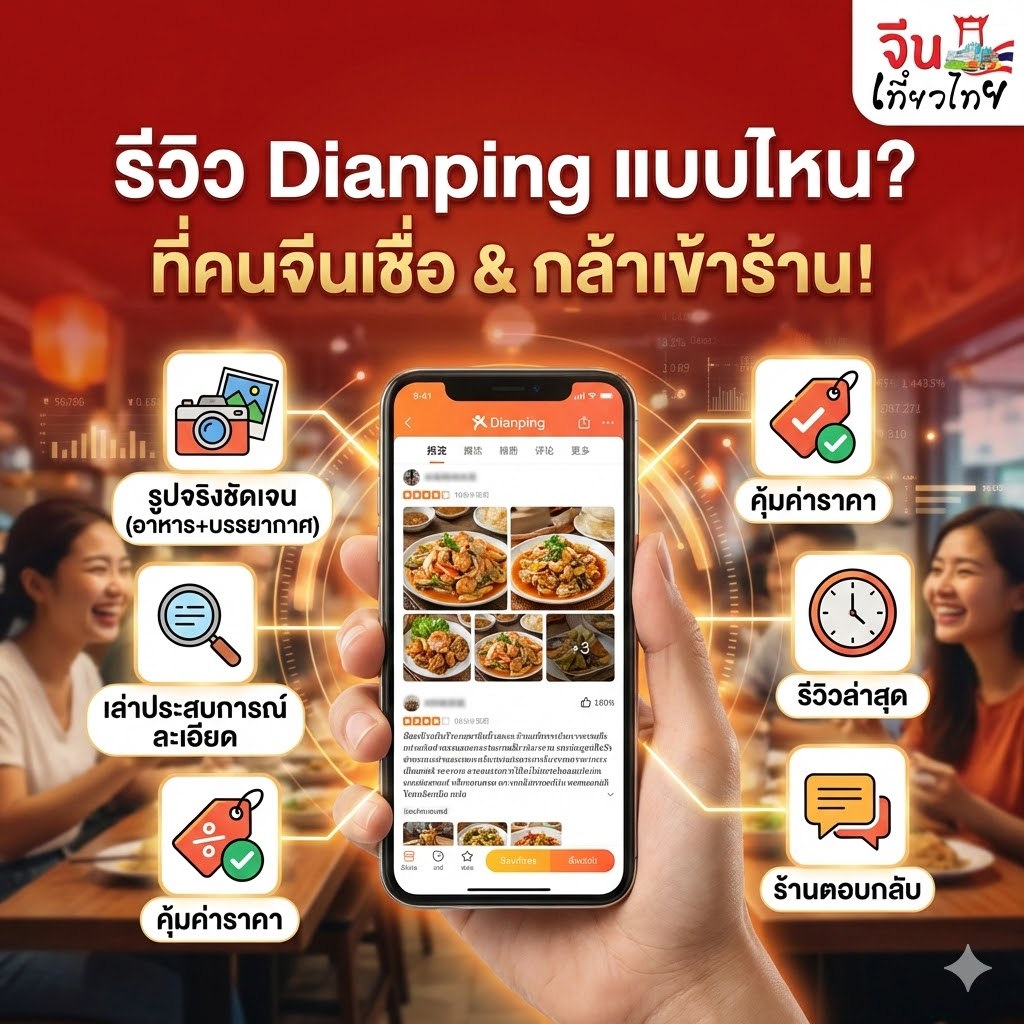รีวิว Dianping แบบไหนดี